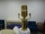 White Pair of Hollywood Regency Plaster Lamps For Sale - Image 8 of 10