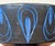 Mid-Century Modern Mid-Century Modern Germany Blue Ceramic Candle Holder from Gebr. H.u.G. Claussen, 1960s For Sale - Image 3 of 13