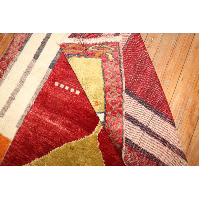 Vintage Turkish Anatolian Horseback Prayer Rug For Sale - Image 9 of 10