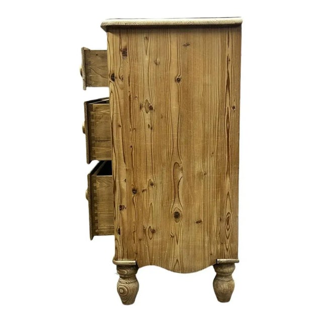 Vintage French Pine Chest of Drawers, 1980s For Sale - Image 4 of 7