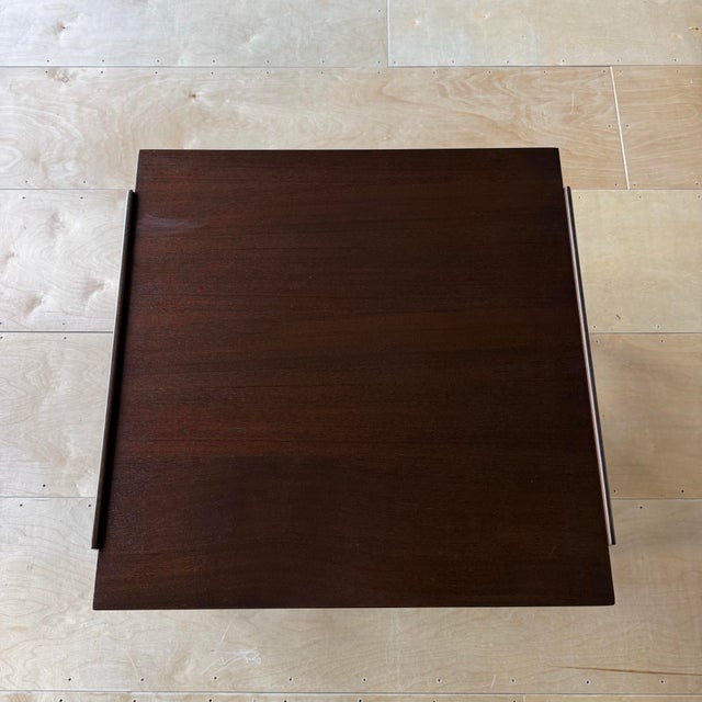 Mid-Century Modern Refinished Dunbar Side Lamp Table With Drawer For Sale - Image 12 of 12