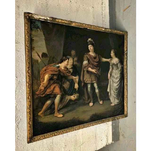 Jan Abel WASSENBERGH (1689-1750) "The Continence of Scipio" Oil on canvas, signed below center 92 x 107 cm unframed 99cm x...