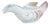 Mid-Century Figurative Bird Saucer by Thorvald Olsen for Aluminia For Sale
