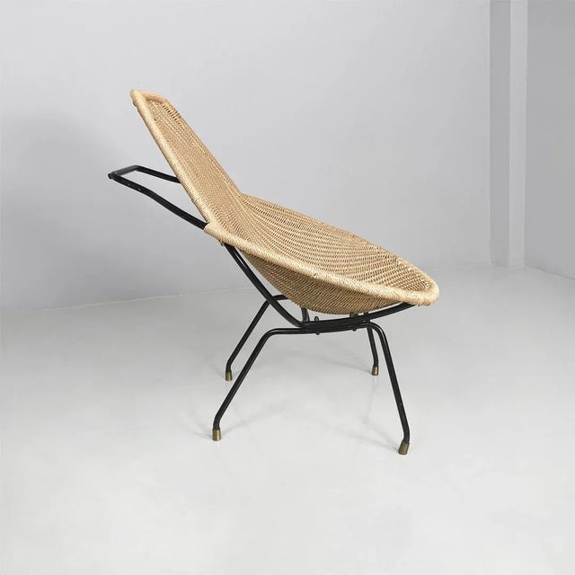 Mid-Century Modern Italian Du 50 Armchair by Gastone Rinaldi for Rima, 1950s For Sale - Image 9 of 18