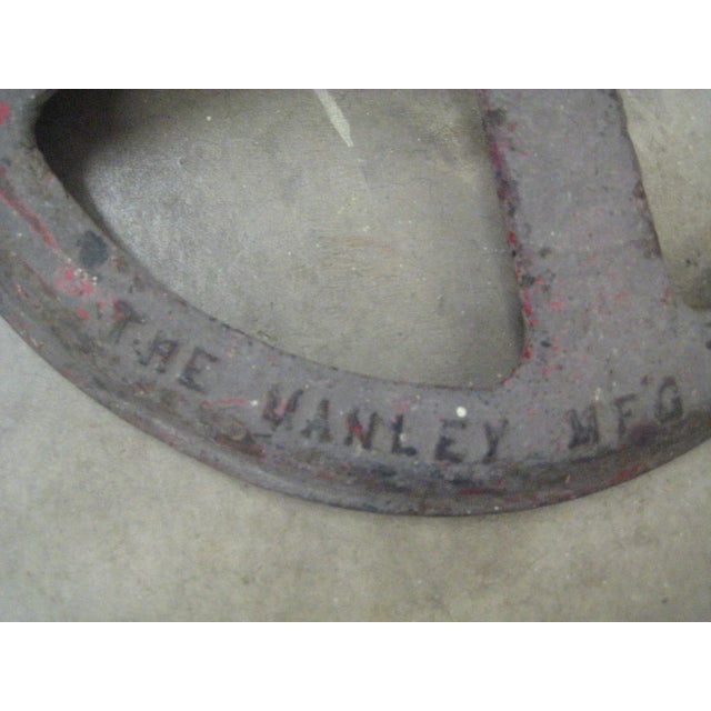 Vintage Industrial Articulating Iron Floor Lamp by Manley Manufacturing Company For Sale - Image 10 of 11