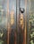 Black Vintage Painted Pine Wardrobe with Boiserie Panels, 1990s For Sale - Image 8 of 11