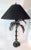 Mid 20th Century Table Lamp in Shape of Palm Tree with Art Glass Disks and Metal Metal Fronds For Sale - Image 4 of 10