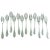 French Antique French Sterling Silver Fish Service for Twelve, Belle Epoque Era Flatware Set- 24 Pieces For Sale - Image 3 of 8