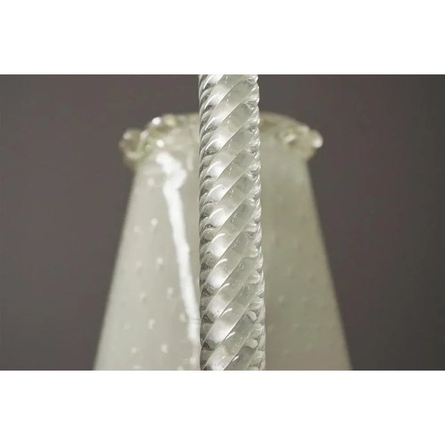 Murano Glass Suspension Chandelier by Barovier & Toso, 1950s For Sale - Image 3 of 12
