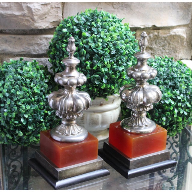 Transitional Bombay Company Obelisks - a Pair For Sale - Image 3 of 13