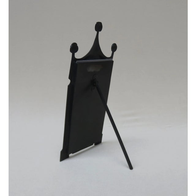Art Nouveau French Patinated Bronze Picture Frame For Sale - Image 3 of 16
