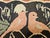 1900 - 1909 Vintage American Hand Hooked Rug, Folk Art, Two Lovebirds in a Tree Design, 2x3 For Sale - Image 5 of 17