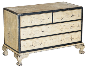 Chinese Carved Camphor Wood Chest of Drawers, 1920s