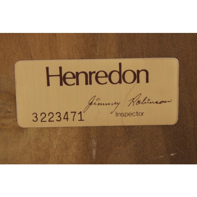 Henredon Chippendale Burl Elm Hanging Mirror For Sale - Image 14 of 15
