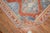 Red Vintage Zabihi Collection Caucasian Kazak Square Accent Size Rug - 4'3" x 5'1" For Sale - Image 8 of 9