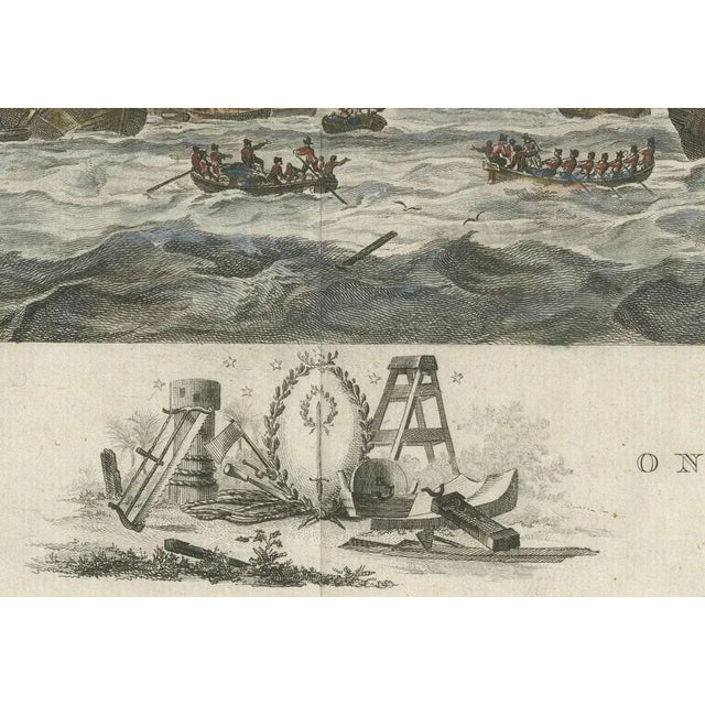 Late 18th Century Vinkeles, 1779 View of Onrust Island Near Batavia with Voc Shipyard Activity, 1779, Print For Sale - Image 5 of 10