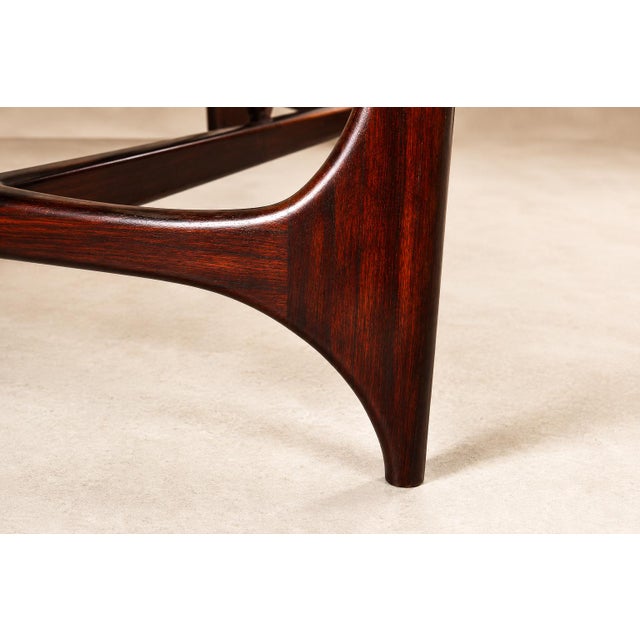 Brasilia Dining Table in Brazilian Rosewood & Marble, Brazil, C. 1965 For Sale - Image 13 of 18