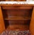 Brown 1920's Walnut French Louis XV Style Marble Top Bookcase China Bar Cabinets, 2 Pieces For Sale - Image 8 of 16