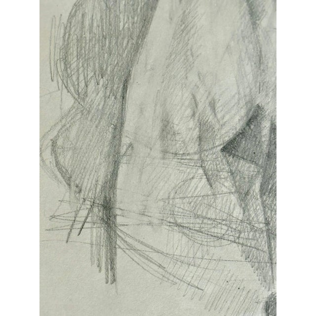 Mid-Century Drawing by Listed Artist Stanley Mitruk For Sale In Palm Springs - Image 6 of 12