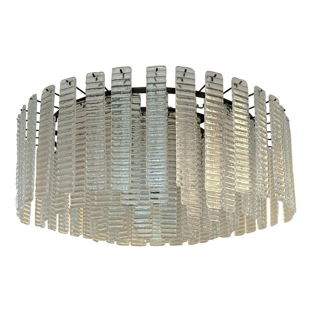 Clear Strips Listelli Murano Glass Burnish Flush Mount by Simoeng for Simoeng For Sale - Image 6 of 6
