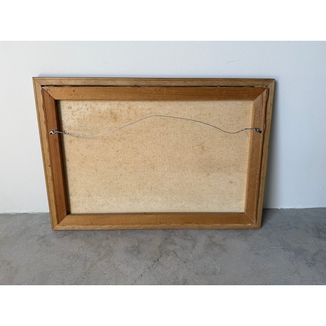 Vintage Beach Impressionist Landscape Oil on Canvas Painting – Framed For Sale - Image 10 of 10