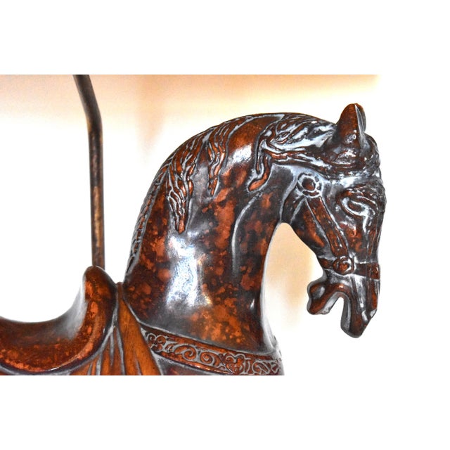 MidCentury Frederick Cooper Tang Dynasty Horse Table Lamp Chairish