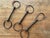 Here is a set of 3 antique horse watering bits circa early 1900s. This collection of bits would be a great gift for a...