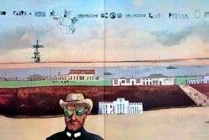 Saul Steinberg Lithograph 1970s