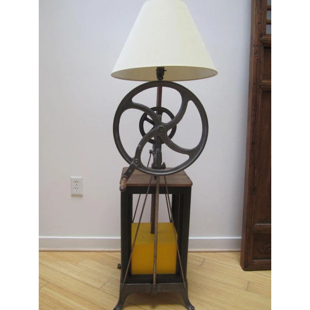 1990s Rustic Cottage Floor Lamp For Sale - Image 4 of 8