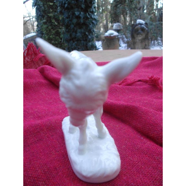 Porcelain Donkey Figurine from Nymphenburg, 1970s For Sale - Image 13 of 14