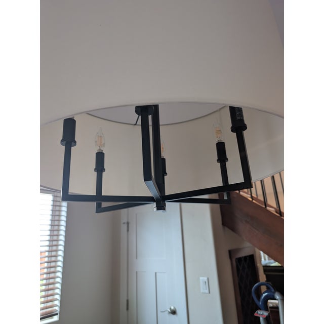 Visual Comfort Danica Large hanging shade in aged iron, item TC1206. this is a high end designer fixture that retails for...