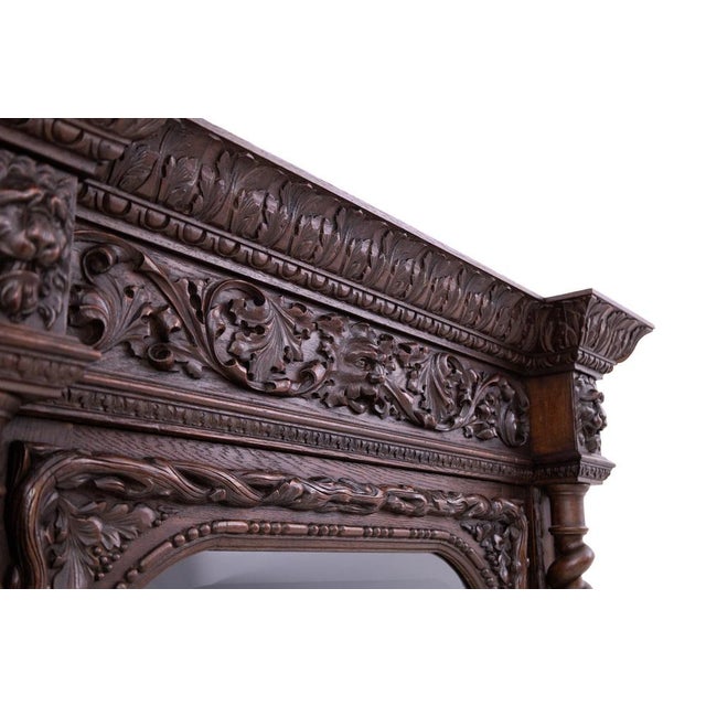 Wood Hunting Library, France, 1890 For Sale - Image 7 of 14