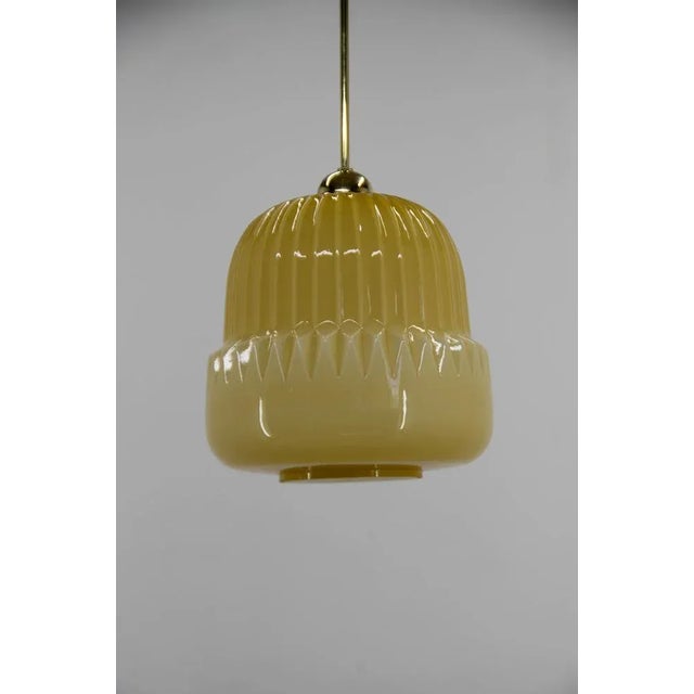 Mid-Century Glass Pendant, 1960s For Sale - Image 9 of 12