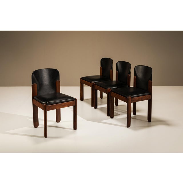Vintage Dining Room Chairs by Silvio Coppola for Bernini, Italy, 1960s, Set of 4 For Sale - Image 11 of 11
