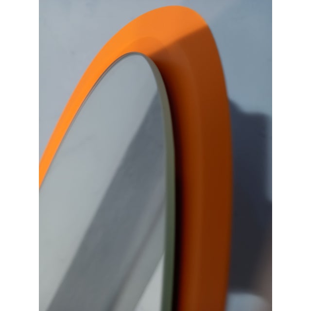 Model Unghia Nail Lipstick Floor Mirror in Orange For Sale - Image 4 of 15