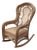 Antique Heywood Brothers & Company Wicker Rocking Chair For Sale