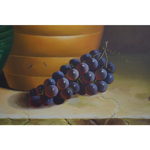 Paint Modern Still Life of Wine Jugs Oil Painting on Canvas For Sale - Image 7 of 11