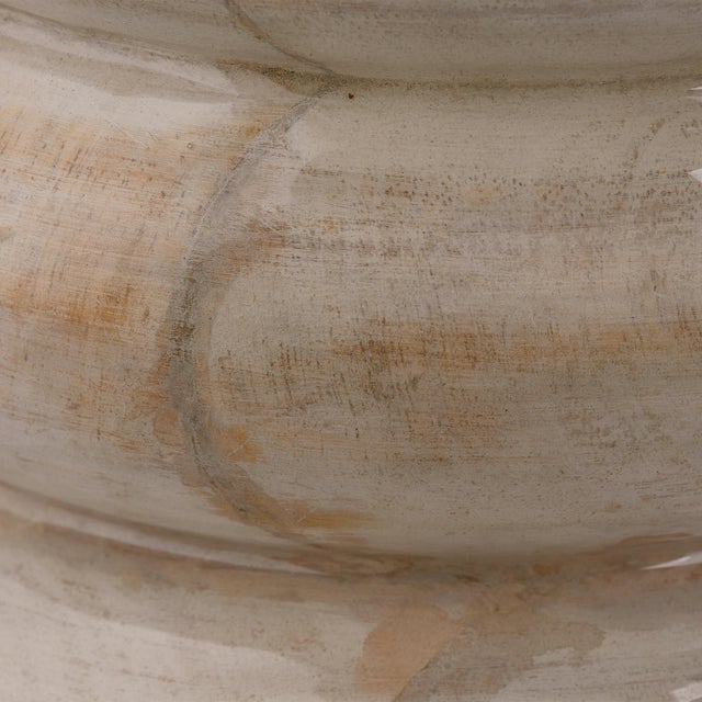 Jamie Young Abacus Mango Wood 1-Light Floor Lamp with Polyester Linen Shade For Sale - Image 4 of 5