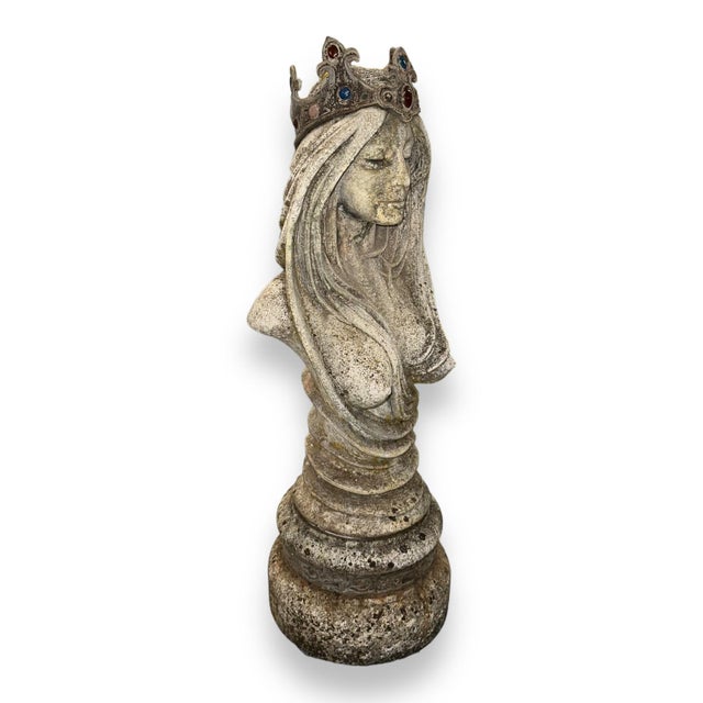 Queen Guenevere is equally at home as an interior decorative piece, or placed in your garden providing pleasure in beauty...