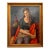 Stunning Mid Century Modern MCM Figurative Portrait Painting of Young Woman Unsigned For Sale