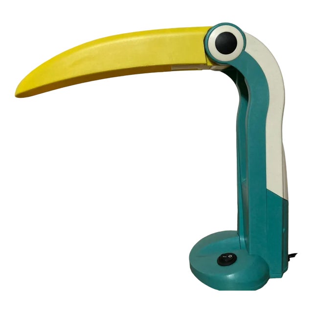 Vintage Children's Tucan Table Lamp attributed to H.T. Huang, 1980s For Sale