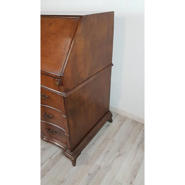 Antique Walnut Chest of Drawers, 1745 For Sale - Image 11 of 14