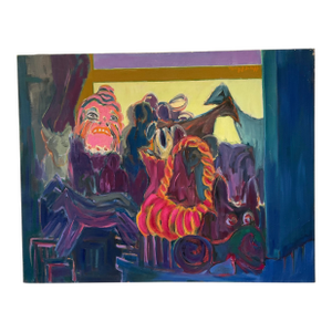 1970s “Studio Props, Life Sized” Painting by Molly Schiff
