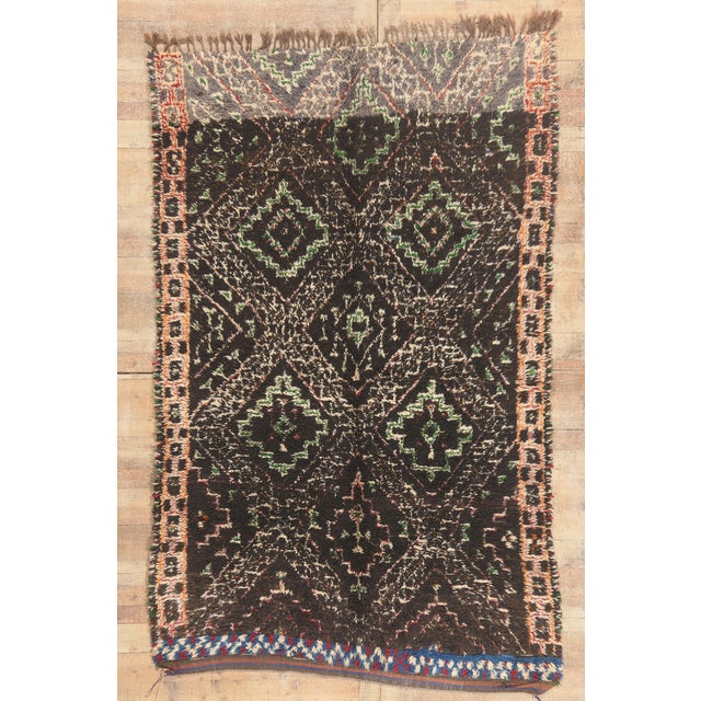 Vintage Beni MGuild Moroccan Rug, 05'11 X 09'05 For Sale - Image 10 of 10
