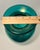 Glass Rare Vintage Murano Iridescent Splatter Turquoise Art Glass Vase 10.5" For Sale - Image 7 of 7