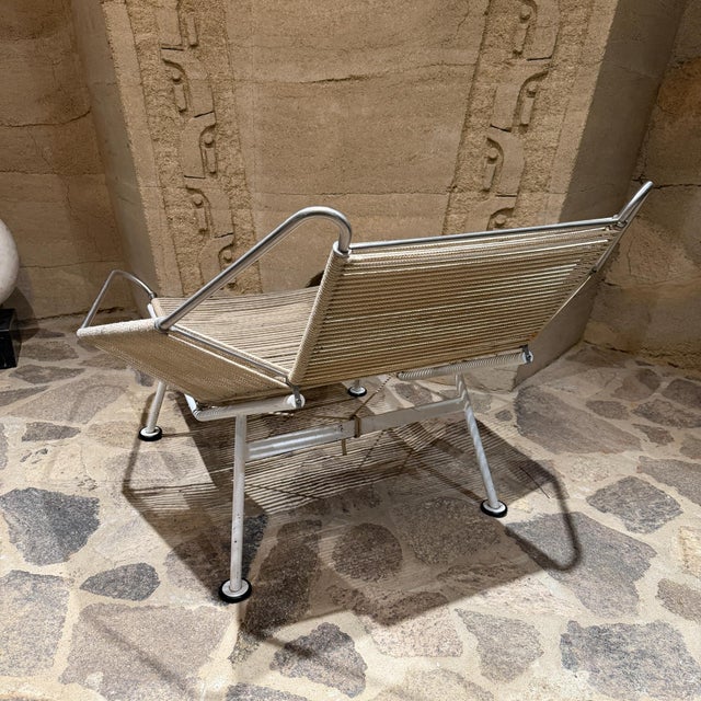 Mid-Century Modern Hans J Wegner Flag Halyard Chair, 1950 Mid Century Danish Modern For Sale - Image 3 of 12