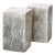 Slab Bookends in Marble - Set of 2 For Sale