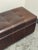 Animal Skin Restoration Hardware Tufted Leather Storage Ottoman For Sale - Image 7 of 12