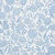 Schumacher Sample - Schumacher Chrysanthemum Wallpaper in Chambray For Sale - Image 4 of 4