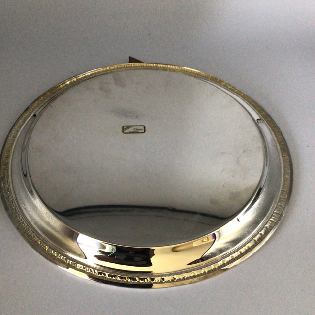 Silver Vintage C L T a Golf Trophy Serving Platters From 1995, 1997, and 1998-Set of 3 For Sale - Image 8 of 9